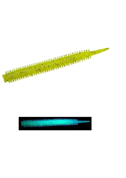 Yummy Sandworm 7cm Lrf Silikonu Yellow