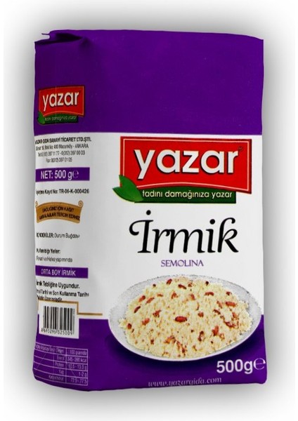 İrmik 500 gr x 6 Paket