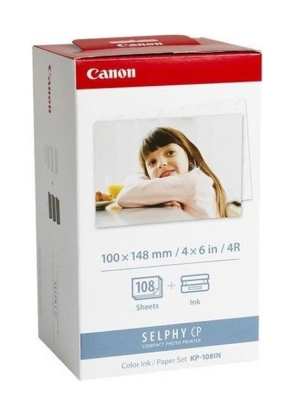 Canon KP-108 Selphy Cp Serisi Için 10X15 Kağıt Kartuş Set DEYATECH176