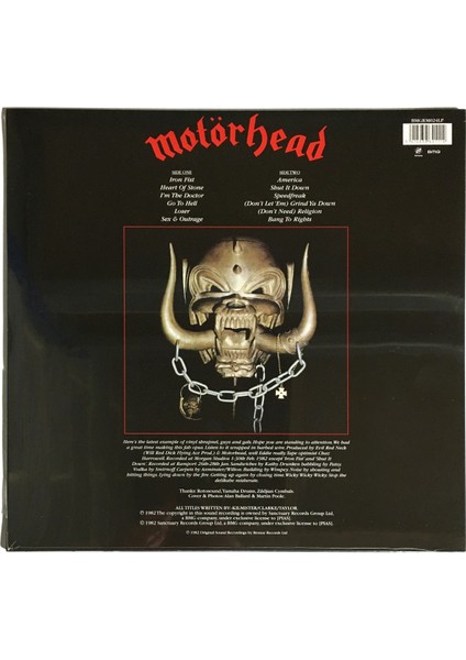 Motörhead / Iron Fist (Plak)