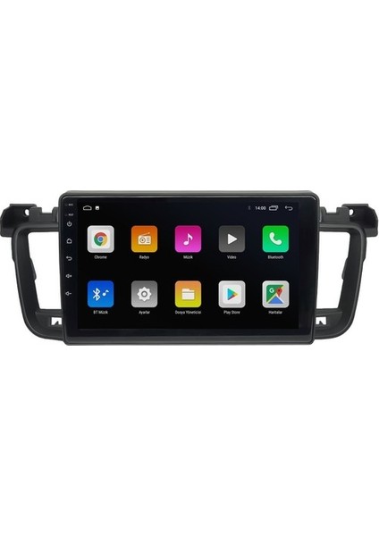 Peugeot 508 Android 4gb Ram 64GB Rom 8 Çekirdek Carplay Navigasyon Multimedya