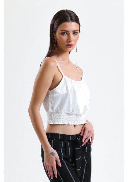 Gipeli Baskılı Saten Bluz | BLZ34223 fiyatları