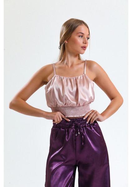 Gipeli Baskılı Saten Bluz | BLZ34223 modelleri