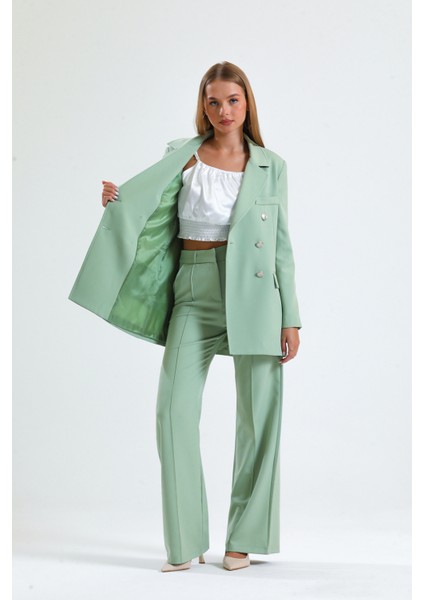Içi Astarlı Hürrem Kumaş Oversize Blazer Ceket | CKT34236