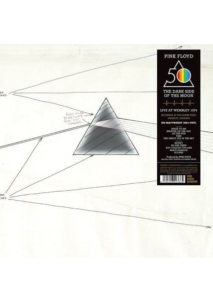 Pink Floyd / The Dark Side Of The Moon Live At Wembley 1974 (Plak)