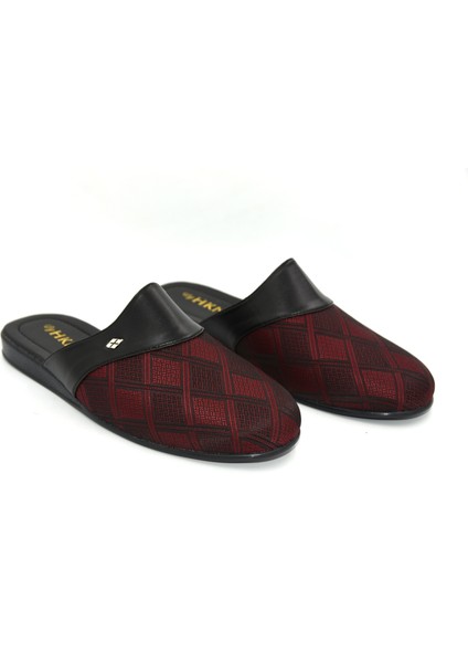 Saran Poli Hafif Taban Damat Erkek Ev Terliği Bordo fiyatları