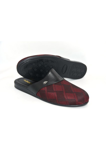 Saran Poli Hafif Taban Damat Erkek Ev Terliği Bordo fırsatları