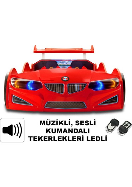 Gt1 - M7 - Bmw - Kırmızı Arabalı Yatak, Kırmızı