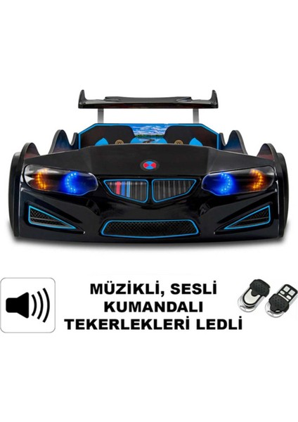 Gt1 - M7 - Bmw - Siyah Arabalı Yatak, Siyah