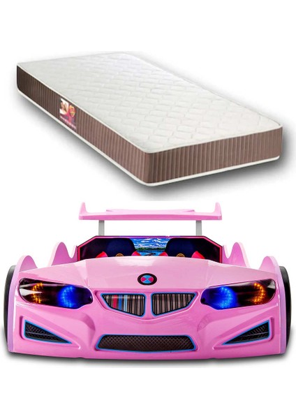 Gt1 - Yataklı - Bmw - Arabalı Yatak, Pembe