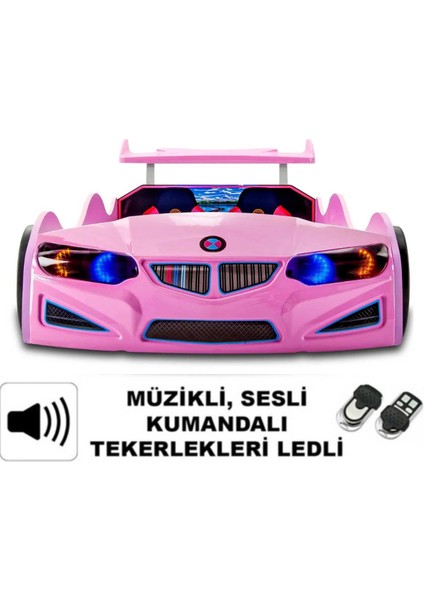 Gt1 - M7 - Bmw - Arabalı Yatak, Pembe