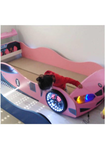 Gt1 - M7 - Bmw - Arabalı Yatak, Pembe