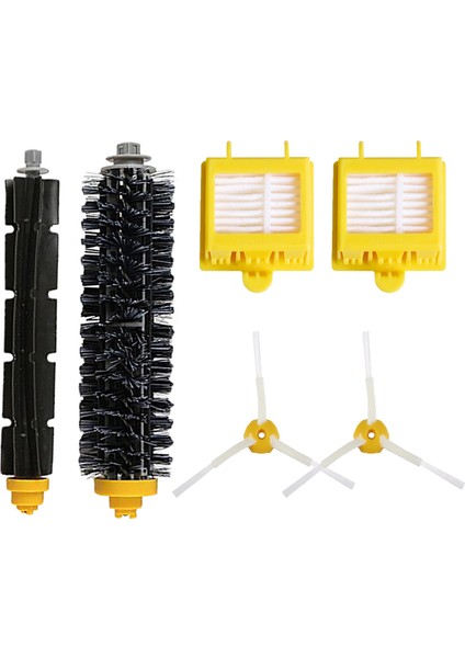 I-Robot Roomba 700 760 770 780 Uyumlu 6 Parça Yedek Filtre Fırça Seti fiyatları