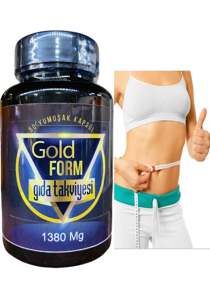 Gold Form Bitkisel Detox Form Gıda Takviyesi 50 Soft Jel Detoks Happy Diyete Destek