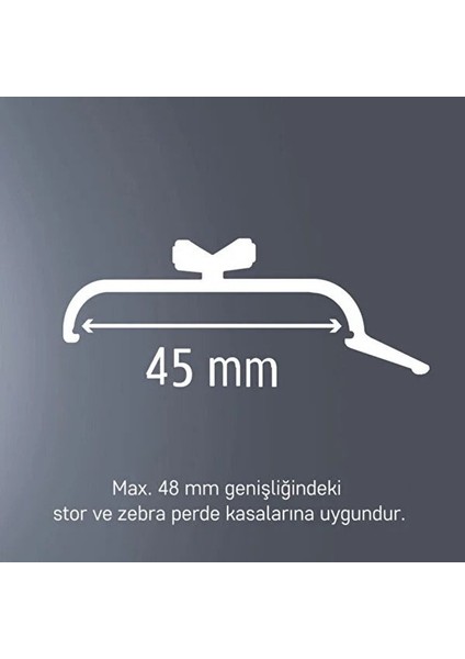 Kornişe Stor Perde Montaj Aparatı 15 Adet