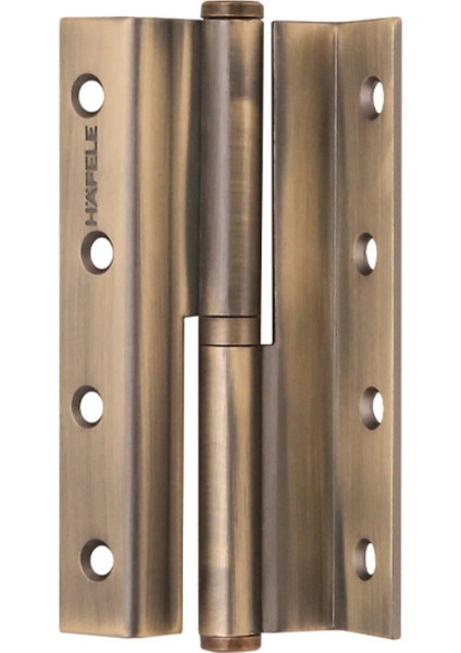 Binili Cumbalı Z Kapı Menteşesi Antik Bronz Renkli 120 mm Sol