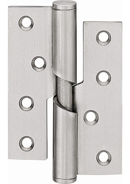 Yükselen Kapı Menteşesi 304 Kalite Paslanmaz Çelik - Inox Renkli Sol