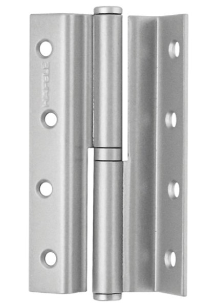 Binili Cumbalı Z Kapı Menteşesi Gümüş Gri Renkli 120 mm Sağ