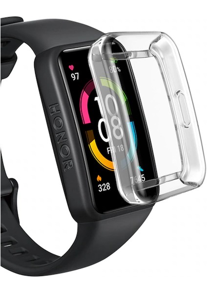 Honor Band 6 Pro 360 Koruma Ultra Ince Silikon Kılıf
