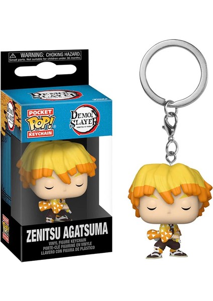 Funko Pocket Pop: Demon Slayer: Kimetsu No Yaiba - Zenitsu Agatsuma Anahtarlık