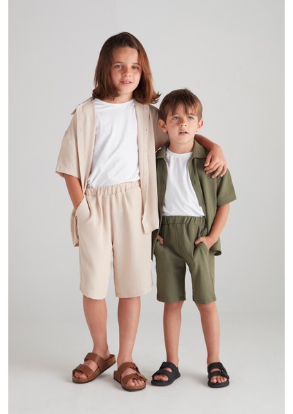 Erkek Çocuk Oversize Ikili Takım (Aerobin Kumaş) - Taş indirimleri