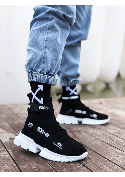 Erkek ZR-X700 Tarz Siyah Renk Spor Ayakkabı indirimleri