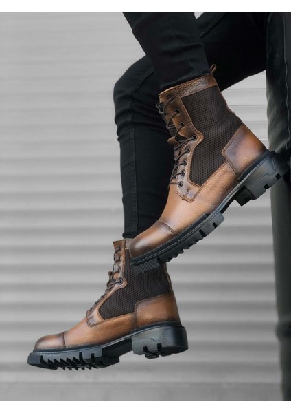 BA0183 Içi Dışı Deri Taba Erkek Postal Bot fiyatları