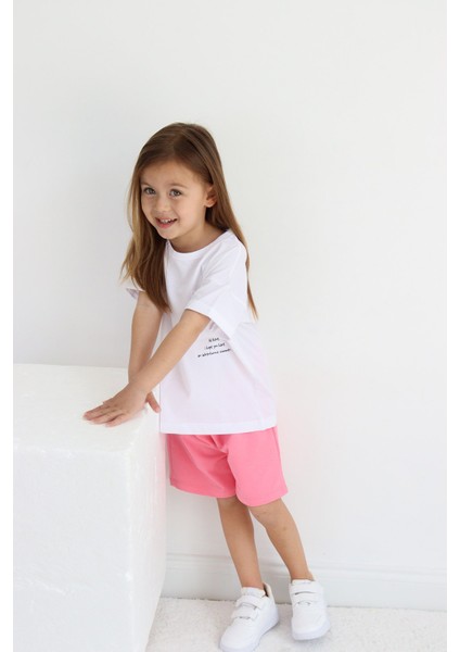 Oversize Yazlık Şortlu Kız Takım