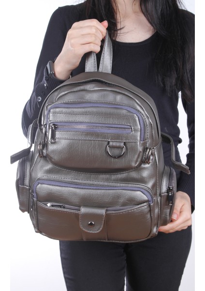 JN-501 Yerli Yıkama Deri Kadın Sırt Çanta Bayan Çanta modelleri