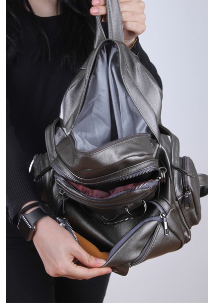 JN-501 Yerli Yıkama Deri Kadın Sırt Çanta Bayan Çanta indirimleri