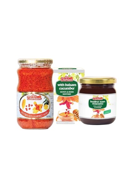 Zeytinyağlı Kantaronlu Kudretnarı 300 ml & Ballı Kudretnarı Macunu 230 gr
