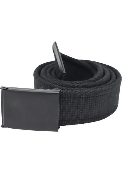 Taktikal Siyah Renk Büyükbeden 135CM Unisex Erkek Kadın Bay Bayan Genç Için Siyah Tokalı Pamuklu Dokuma Kanvas Spor Kot Bez Kemer