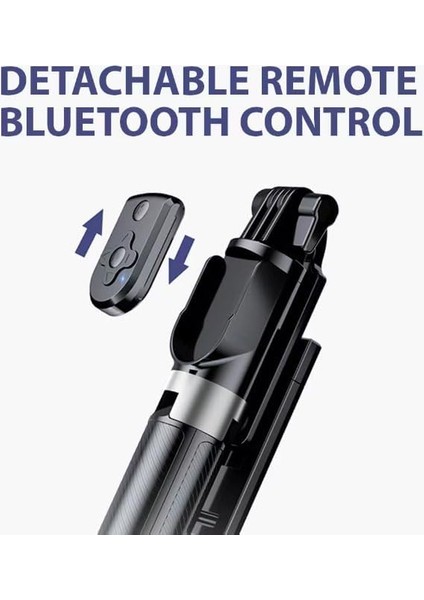Tripod ve Selfie Çubuğu P170 Bluetooth Uzaktan Kumandalı Cep Telefonu Yüksekliği Ayarlanabilir Masaüstü Portatif Taşınabilir Iç ve Dış Mekan Evde Tatilde Kampda Kullanıma Uygun Tripod modelleri