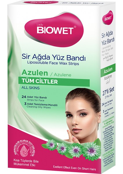 Lady Biowet Sir Ağda Yüz Bandı 27'li - Azulen