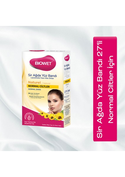 Lady Biowet Sir Ağda Yüz Bandı 27'li - Naturel