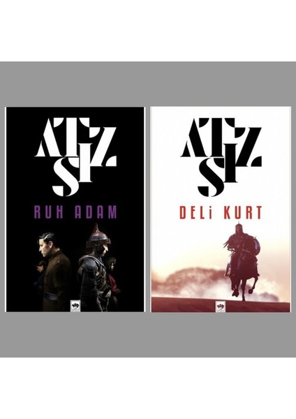 Ruh Adam + Deli Kurt 2'li Kitap Seti - Hüseyin Nihal Atsız - Hüseyin Nihal Atsız