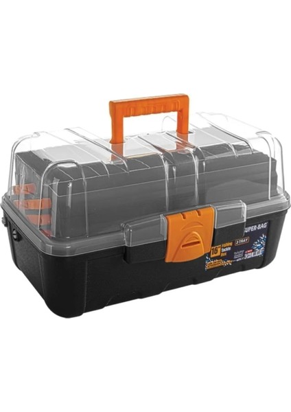 Süper-Bag 16" Raflı Balıkçı Takım Çantası 5038 ASR-5038