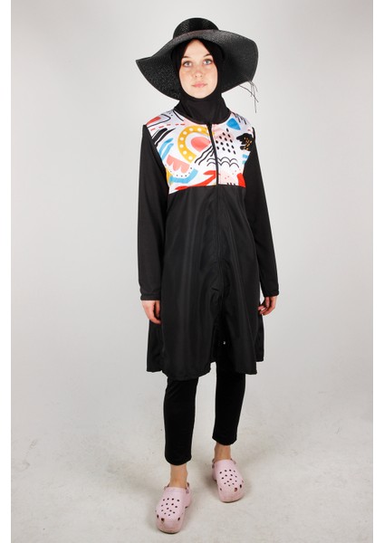 SL1022 Tam Kapalı Tesettür Mayo