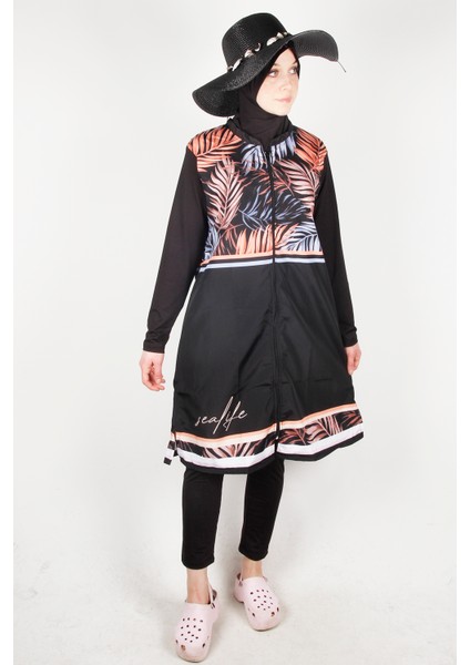 SL1025 Tam Kapalı Tesettür Mayo