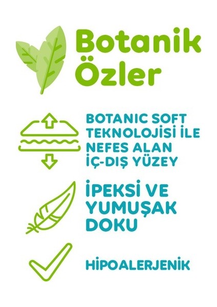 Botanika Bebek Bezi Fırsat Paketi 4+ Beden Maxi Plus 62 Adet (9-16 Kg) fiyatları