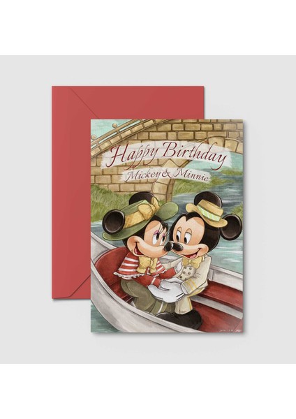 Kartpostal - Tebrik Kartı & Zarf Happy Birthday Doğumgünü Iyi Ki Doğdun