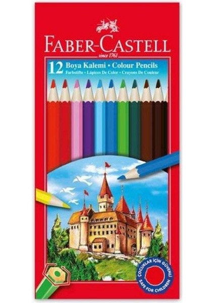 Faber-Castel Boya Kalemi 12 Renk Tam Boy
