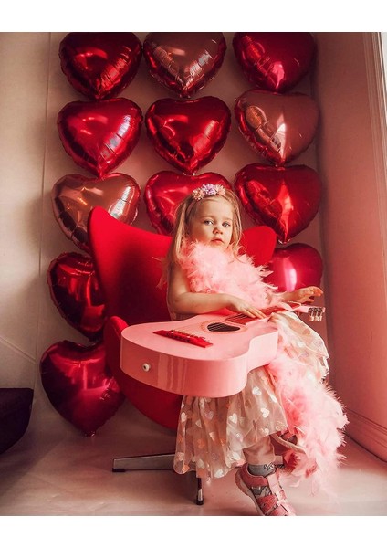 Kalp Folyo Balon 18 Inç - 45 cm Doğum Günü Konsept Balon fiyatları