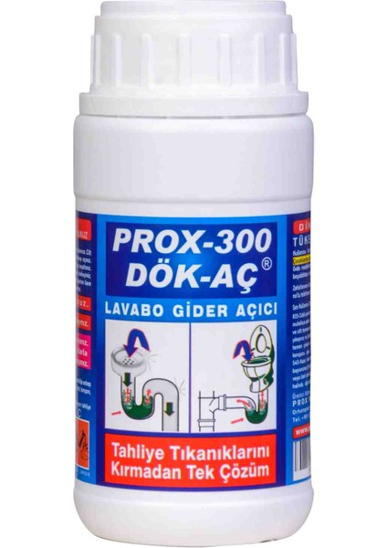 300 Lavabo Açıcı 500 gr 4 Adet