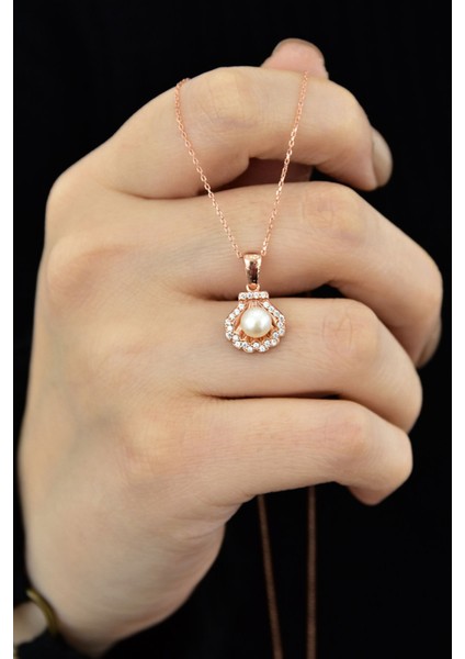 925 Ayar Gümüş Taşlı Inci Kolye fiyatları