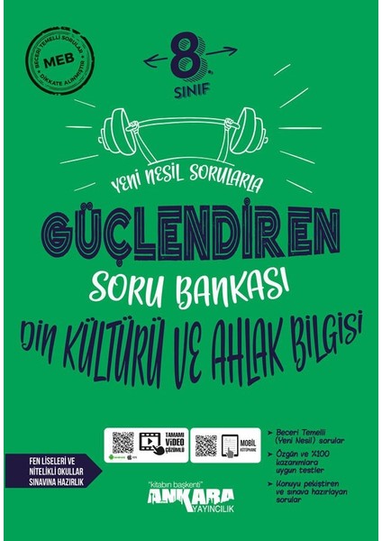 Ankara Yayıncılık 8.Sınıf  LGS Güçlendiren Din Kültürü Kültürü Soru Bankası - 8.Sınıf  LGS