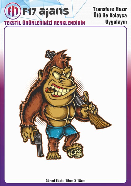 Ütü ile Yapışan Tekstil Dtf Transfer Baskı