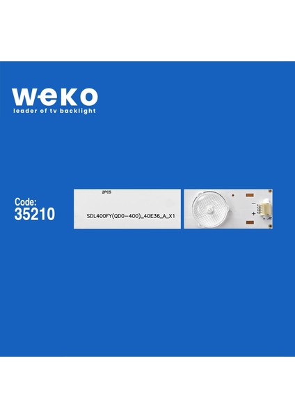 WKSET-5749 35210X3 SDL400FY(QD0-400)_40E36_A_X1 3 Adet LED Bar