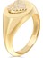 Amor Yüzük 1 Mikron 18 Ayar Altın Kaplama (925 Ayar Gümüş Üzerine), Zirkonyum 1