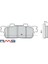 Sym Joyride 200 S Euro 4 Arka Fren Balata Rms 1 Takım 2